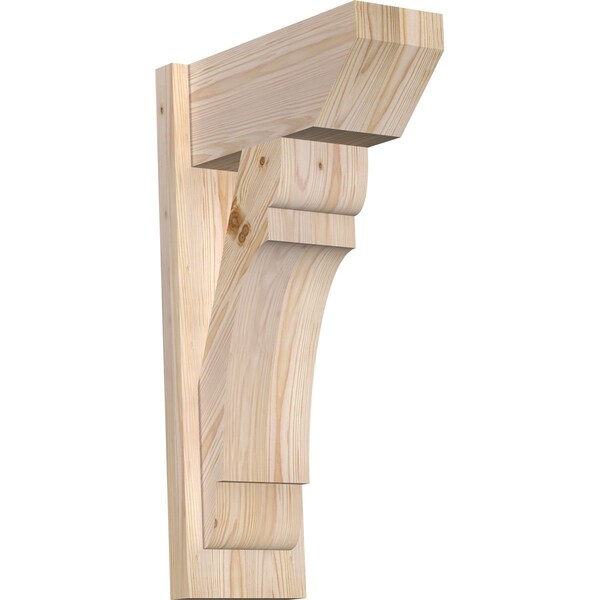 Ekena Millwork Olympic Slat Smooth Outlooker, Douglas Fir, 7 1/2"W x 16"D x 28"H OUT08X16X28OLY06SDF - main